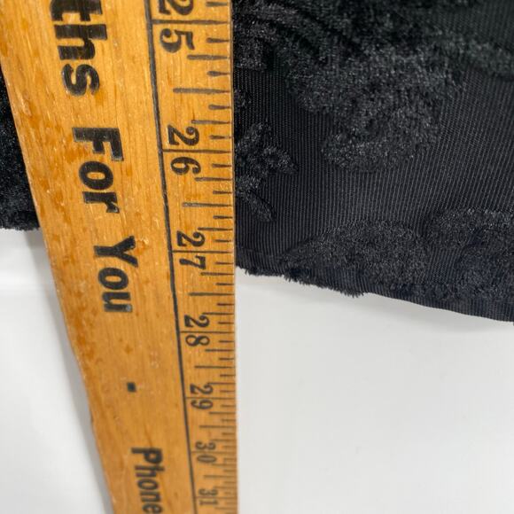 Cable & Gauge Top XL Black Velvet Tapestry Pattern Whimsigoth Dark Romantic - Picture 8 of 9